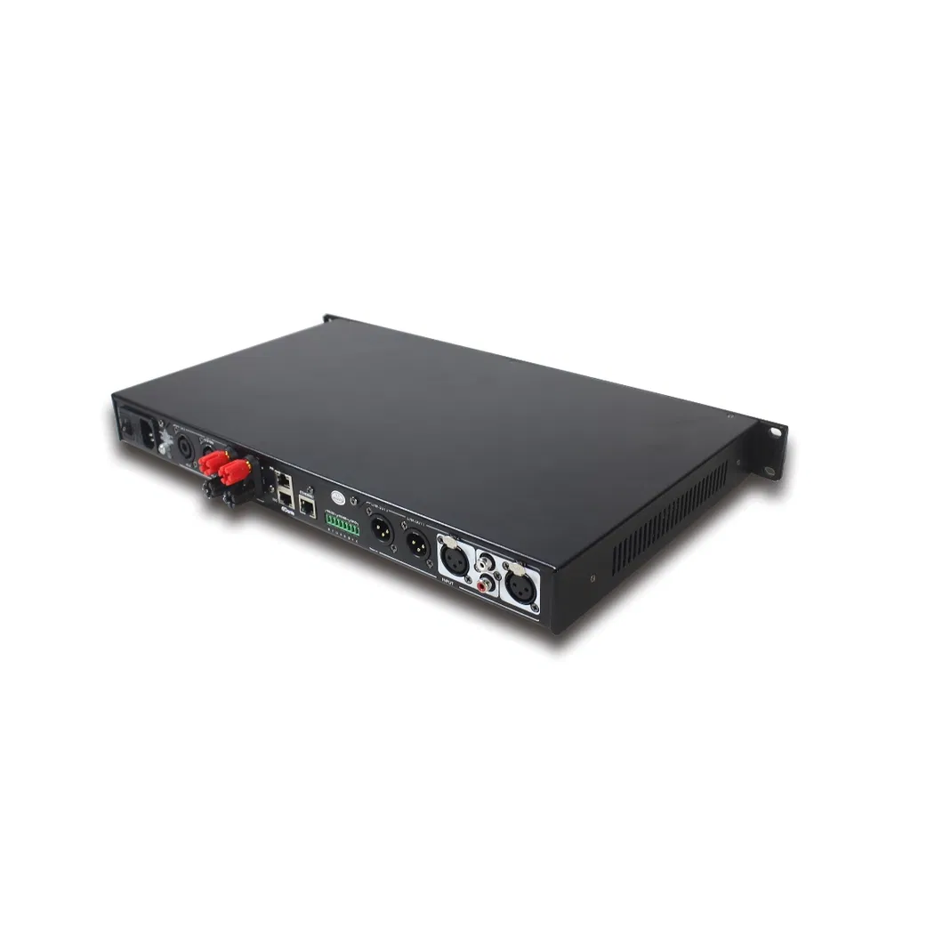 Dante Audio Class D Mixer Amplifier with Audio Sources, Dante and DSP