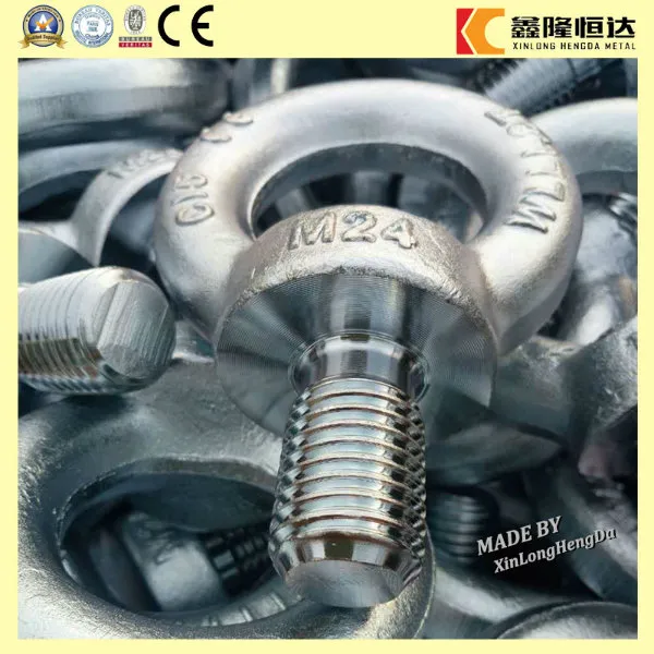 DIN580 DIN582 JIS 1168 B JIS 1169 B Eye Bolt