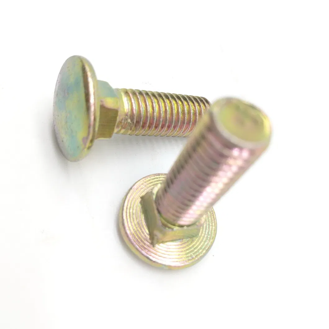 DIN603 Cup Head Square Neck Bolts with Large Head Ppap Level 3