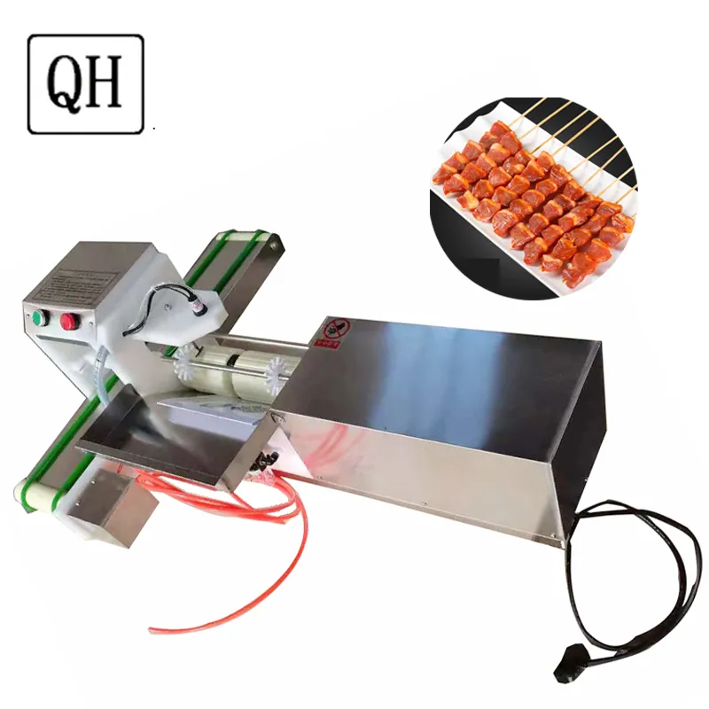 Directly Manufacturer Supplier Bamboo Meat Skewer Machine Beef and Chicken Doner Kebab Griller Machine Online Trading