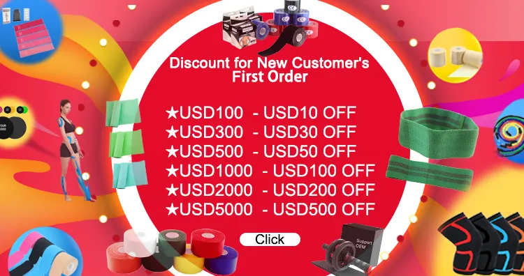 Discount Waterproof Physio Therapy Recovery Elastic Cotton 5cm X 5m Muscle Athletic Support Precut Kinesiology Sports Tape for Pain Relief