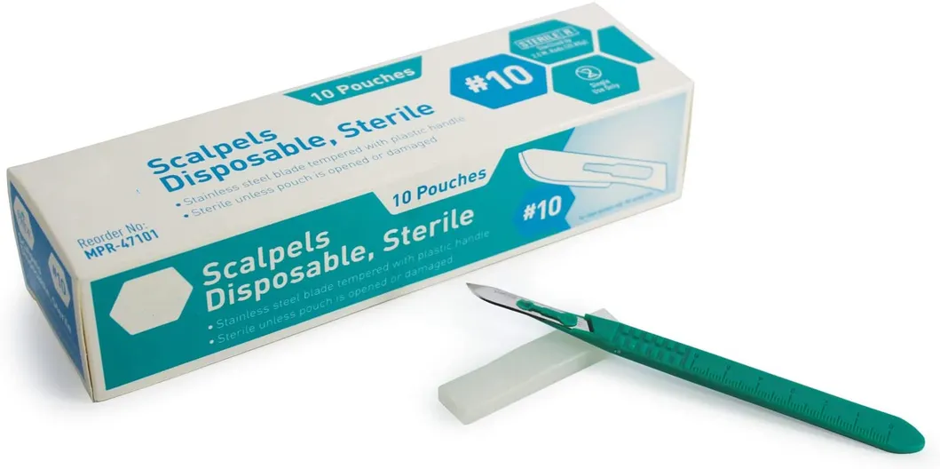Disposable Medical Surgical Stainless Steel Scalpel Blade Disposable Scalpels