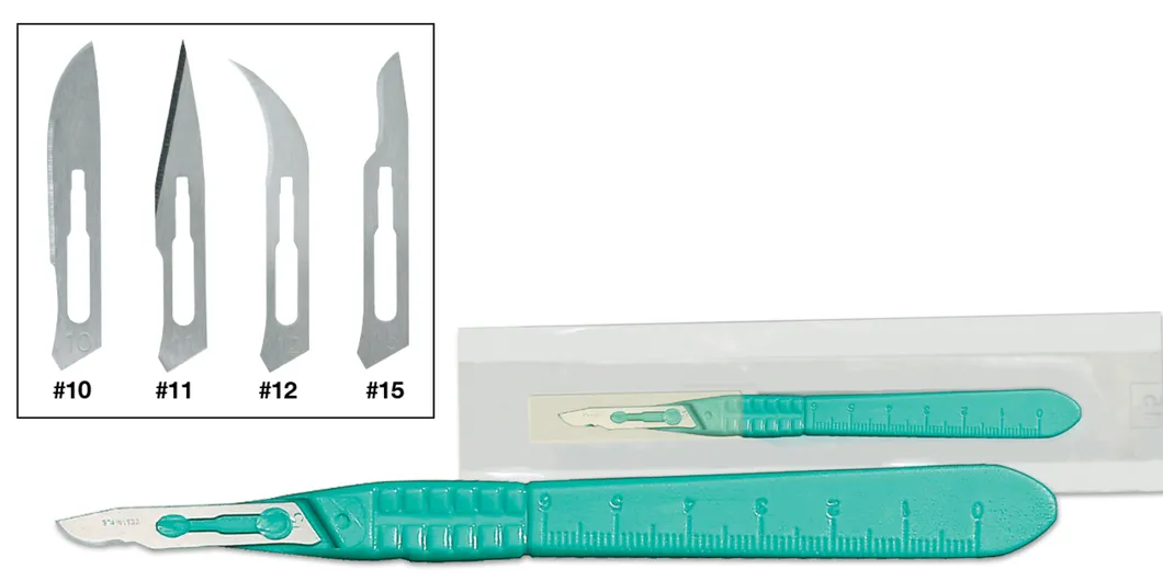Disposable Medical Surgical Stainless Steel Scalpel Blade Disposable Scalpels