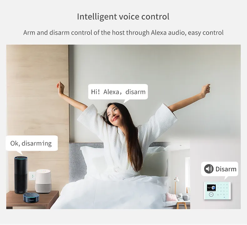 DIY Home Security System Kit with WiFi Alarm Dialer