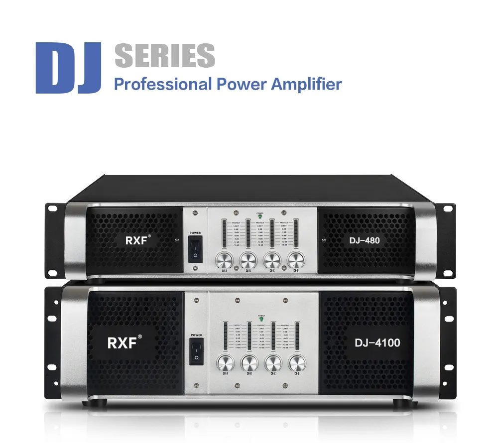 DJ-480 800W*4 Professional Audio Power Amplifier for Outdoor Performance
