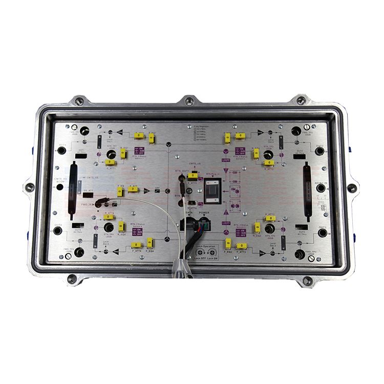 Dual Power Outdoor Node 4 Way Optical Workstation with Snmp