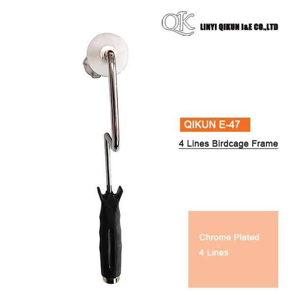 E-46 American Type 4 Lines Birdcage Paint Roller Frame Hardware Hand Tools