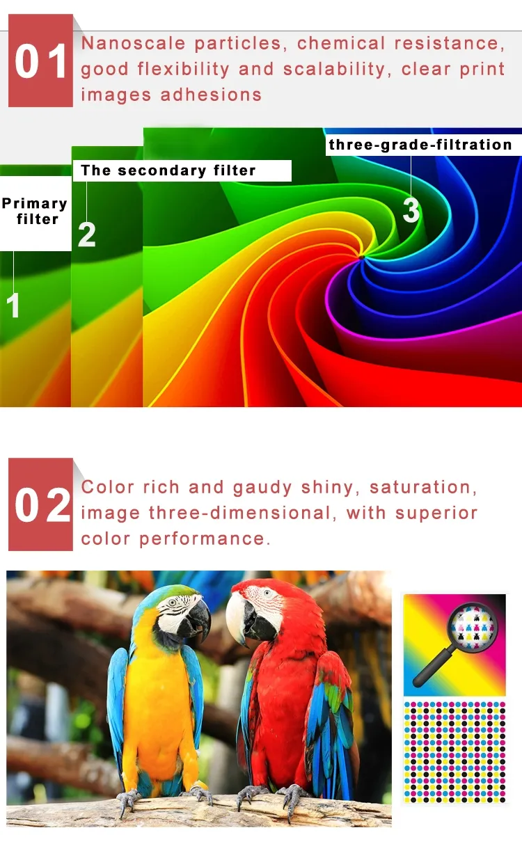 Eco Solvent Ink for Epson Dx4 Dx5 Dx7 Printhead Printing Ink