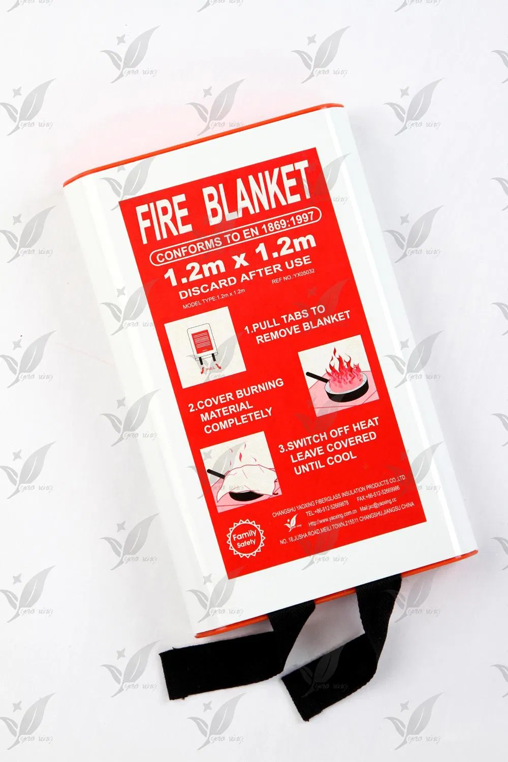 En1869: 1997 Certificate Fire Blanket PVC Softbag