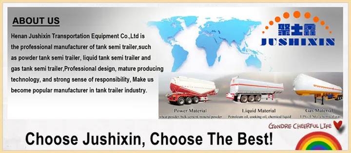 Factory Customized 2 Axle/3axle Bulk Cement Trailer 60cbm Bulk Cement Tank with Good Price