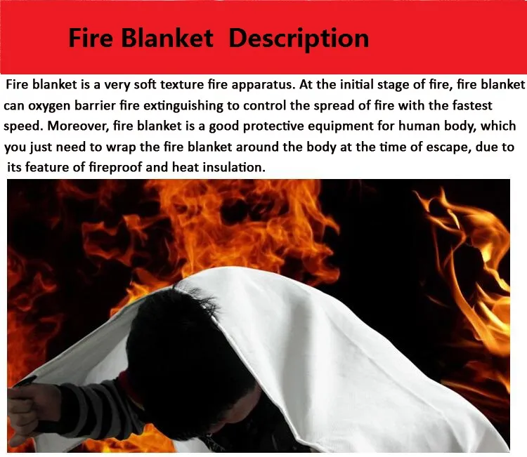 Fire Fighting Escape Used Fire Blanket
