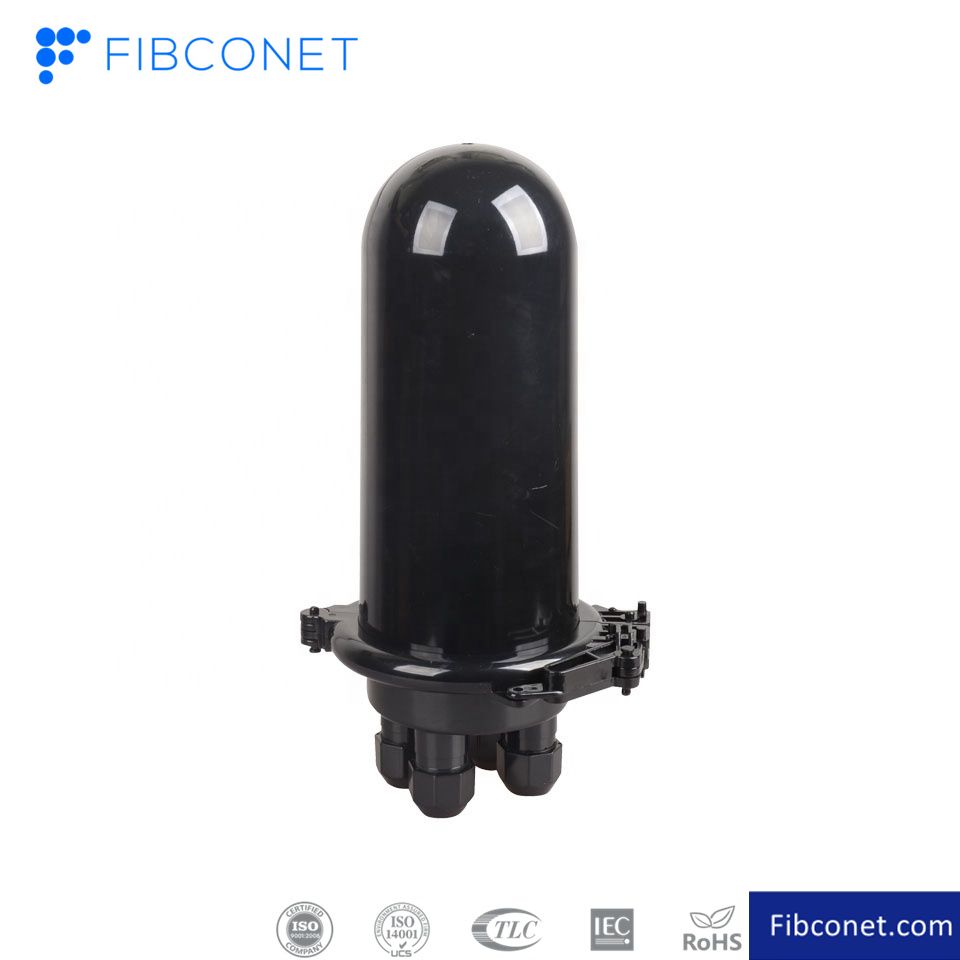 FTTH 12-96 Cores Smooth Dome Type Mechanical Seal Fiber Optic Splice Closure