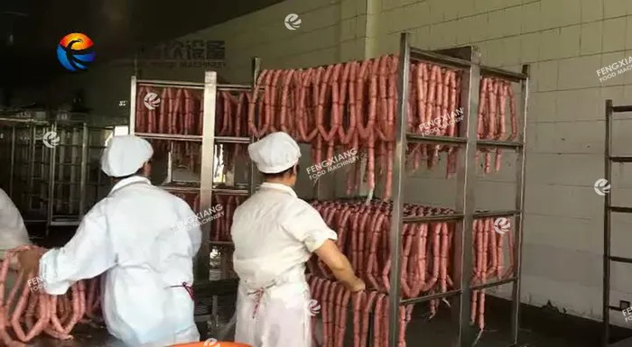 Full Automatic Beef Sauage Tying Blinding Machine