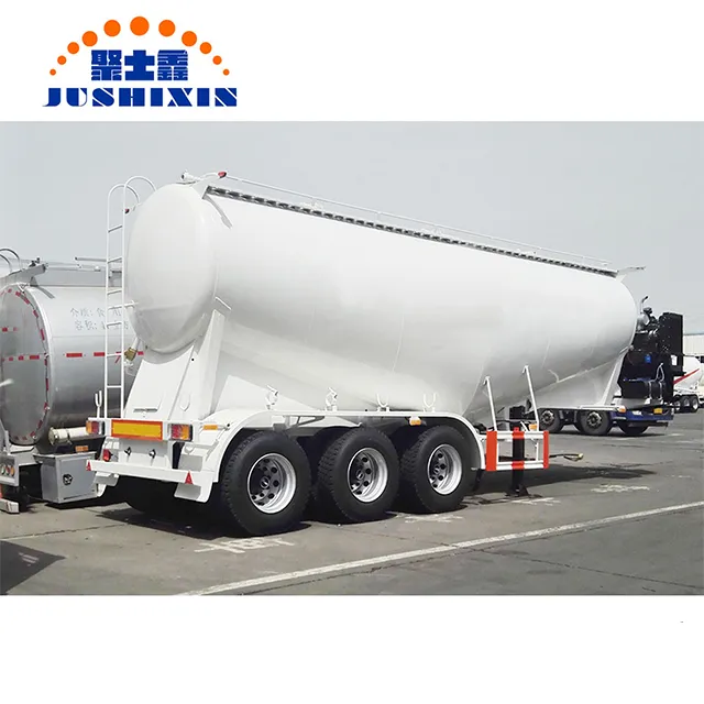 Fuwa 3 Axle 45cbm 38tons Coal Powder Semi Trailer Lime Powder Coal Ash Trailer