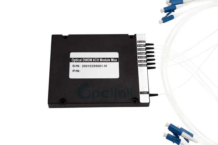 G652D, G657A1 Opelink/OEM 100X80X10mm New RoHS 6+1CH 100g Yes/No 1-2m Optical DWDM Factory