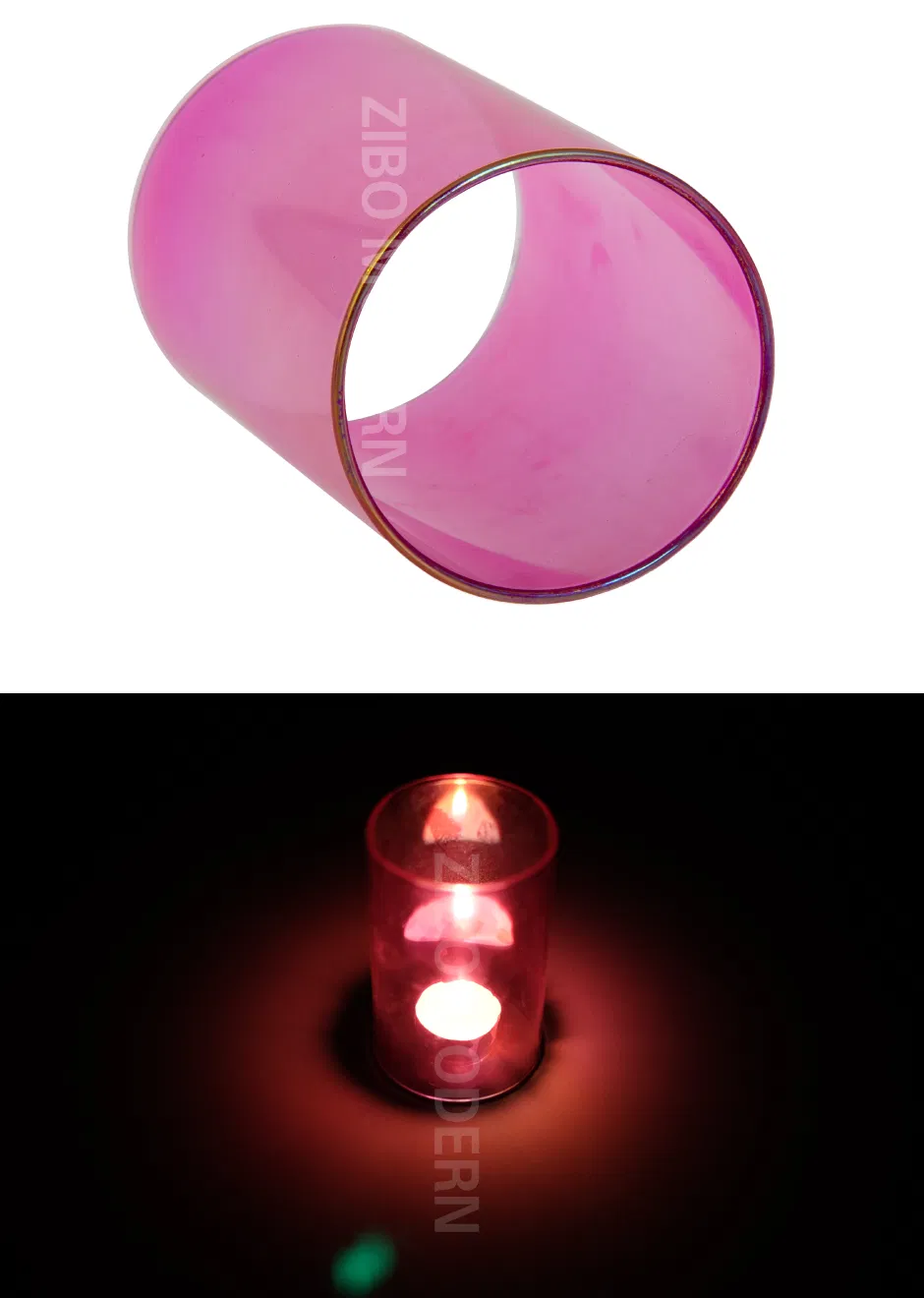 Glass Hurricane Candle Holders