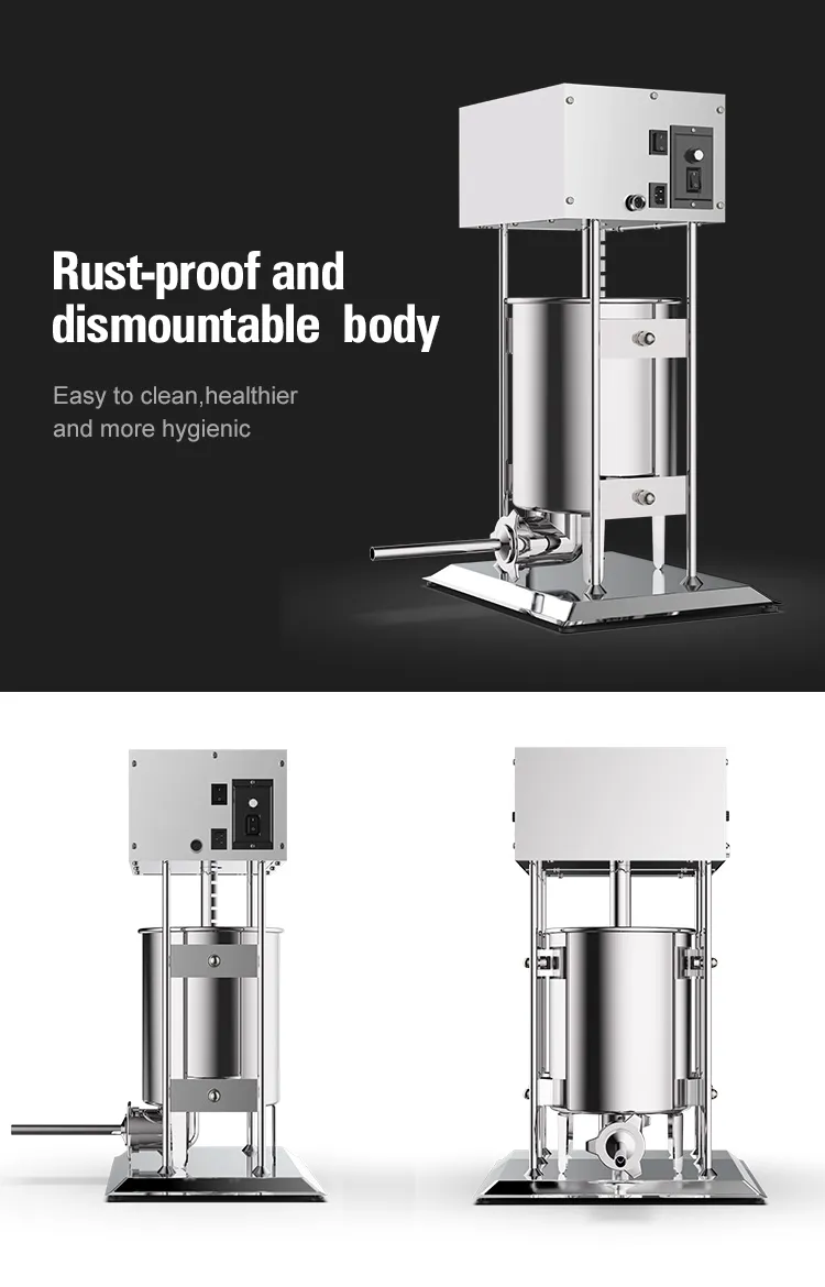 Good Quality Industrial Sausage Stuffer Vegetarian 15L Sausage Casing Making Machine