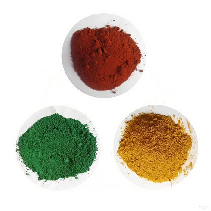 Green Color Iron Oxide Pigment Powders Fe2o3 5605 / 835 for Paving