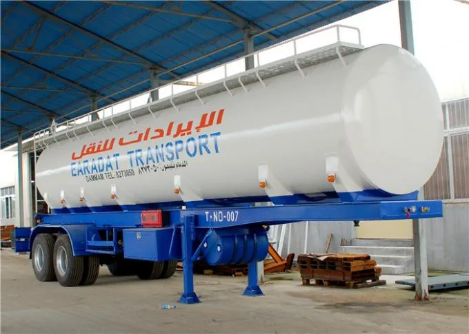 Heavy Duty 3 Axle 60000L 60m3 Oil Transport Tanker Semi Trailer, Fuel Tank Trailer