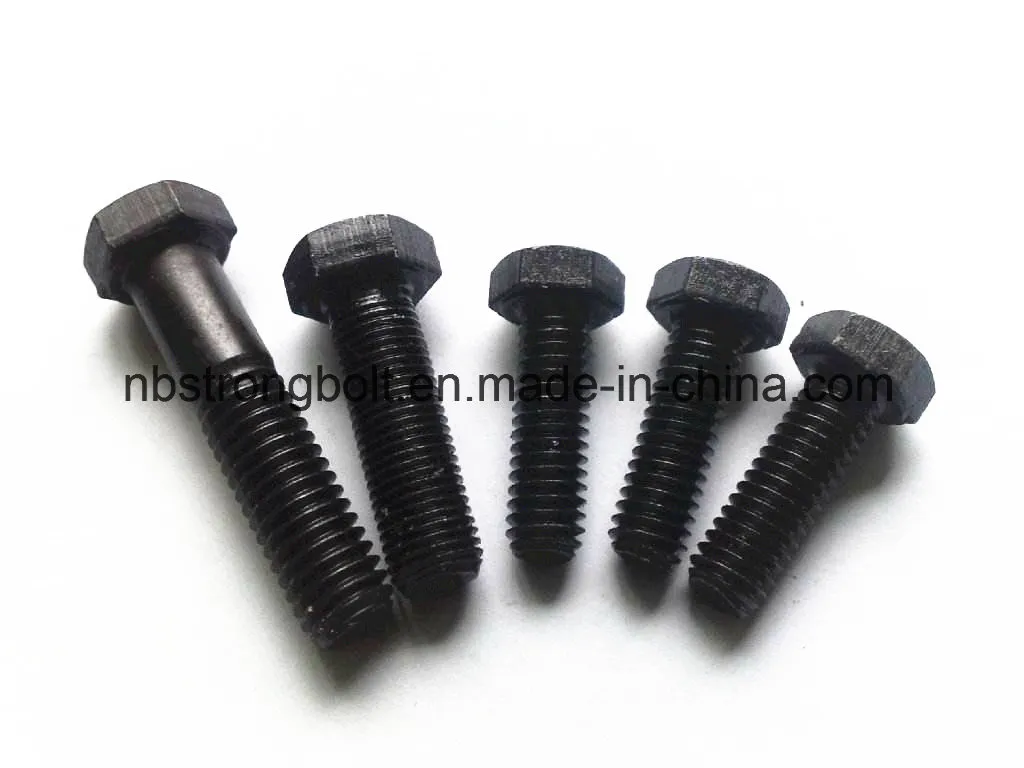 Hex Heavy Structual Bolt, Hex Bolt with Black Oxid