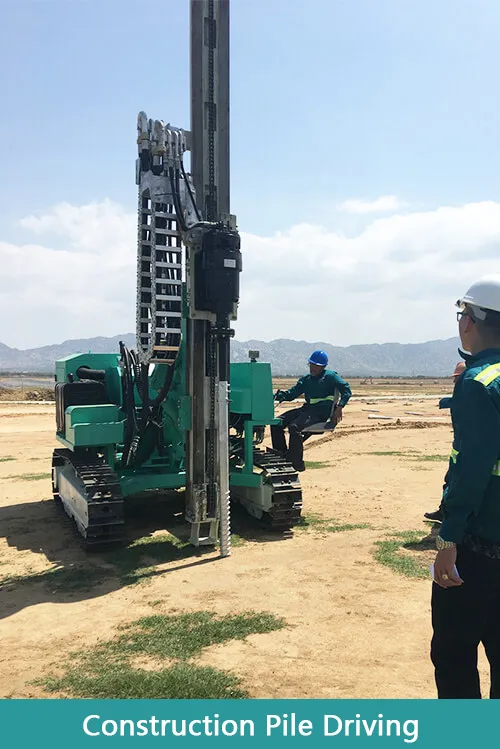 Hfpv-1 Muti-Function Highway Guardrail Pile Drilling Rig for Solar System