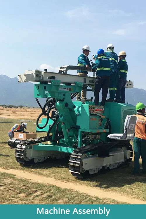 Hfpv-1 Solar Pile Pressing Drilling Rig for Solar Power Plant