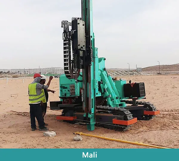 Hfpv-1A Crawler Hydraulic Pile Driver for Photovoltaic Solar Ground Construction