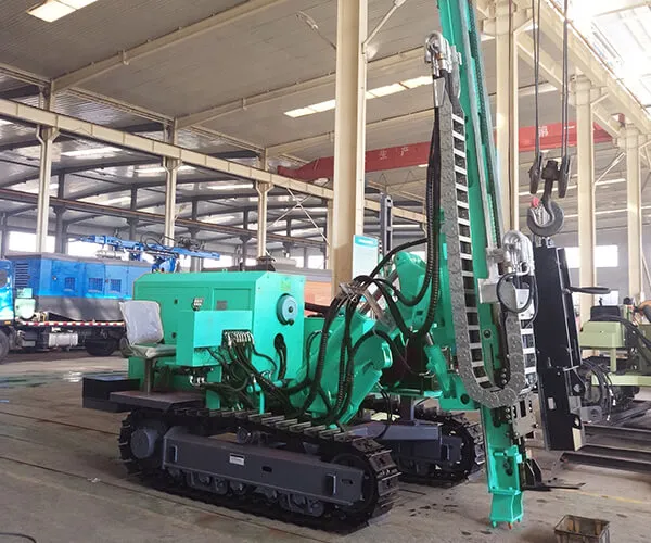 Hfpv-1A Diesel Engine Pile Driver Hydraulic Screw Piling Drilling Rig