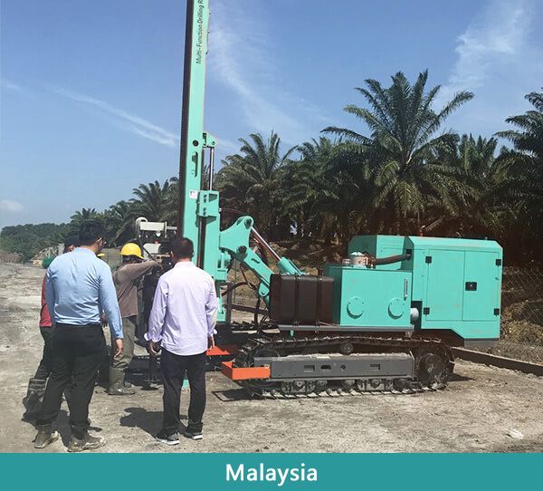 Hfpv-1A Hydraulic Piling Rotary Rig Solar Crawler Piling Rigs