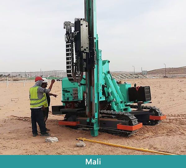 Hfpv-1A Hydraulic Piling Rotary Rig Solar Crawler Piling Rigs
