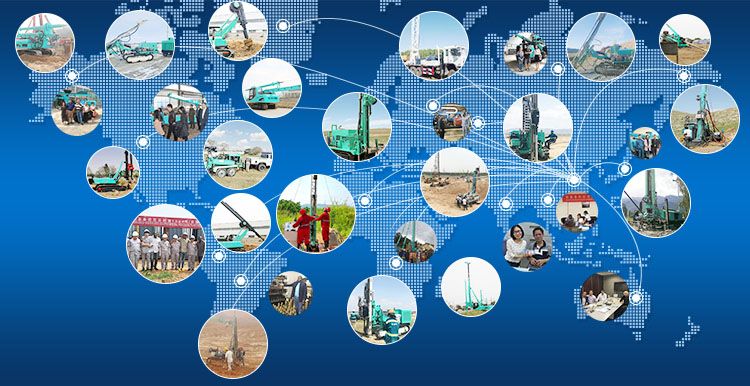 Hfpv-1A Hydraulic Piling Rotary Rig Solar Crawler Piling Rigs