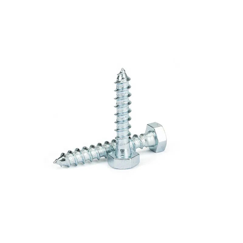 High Quality Galvanized Hexagon Head Wood Screws DIN571 Hexagon Head Tapping Screws