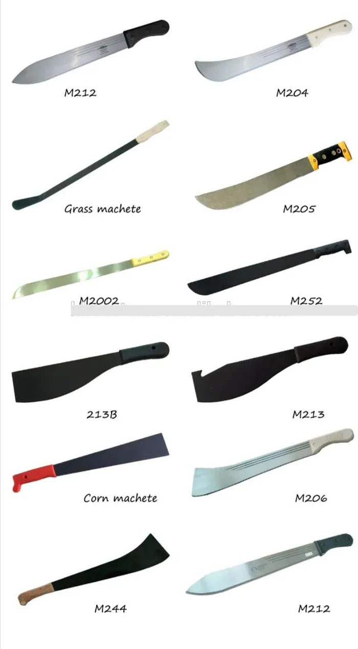 High Quality Steel Bush Machete Knife 16inch M204 212