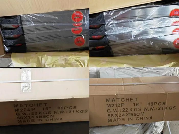 High Quality Steel Bush Machete Knife 16inch M204 212