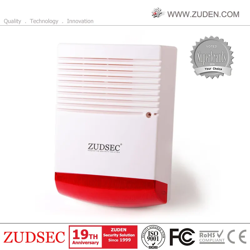 High Quality Wireless Indoor Strobe Siren for GSM Home School Office Alarm System Flash GSM Strobe Siren