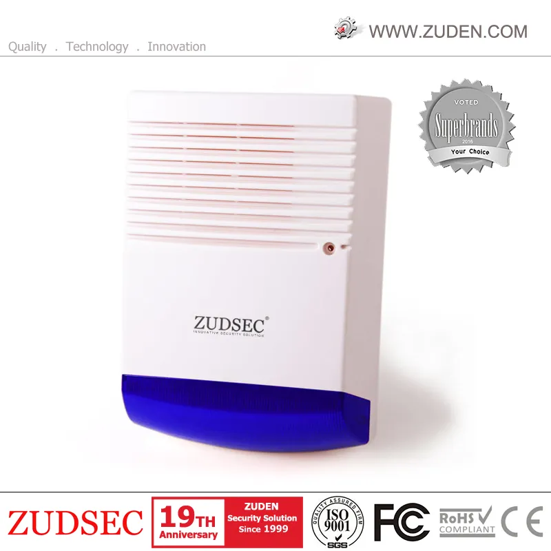 High Quality Wireless Indoor Strobe Siren for GSM Home School Office Alarm System Flash GSM Strobe Siren