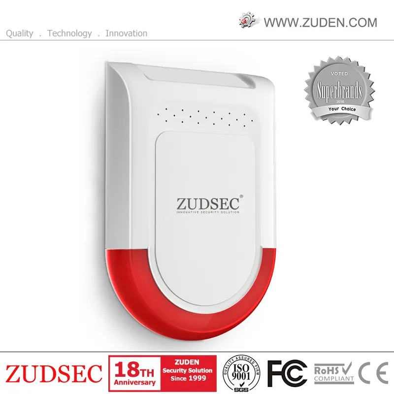 High Quality Wireless Indoor Strobe Siren for GSM Home School Office Alarm System Flash GSM Strobe Siren