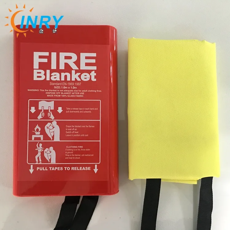 High Quantity Fireproof Cheap Factory Wholesale Silicone Fire Blanket