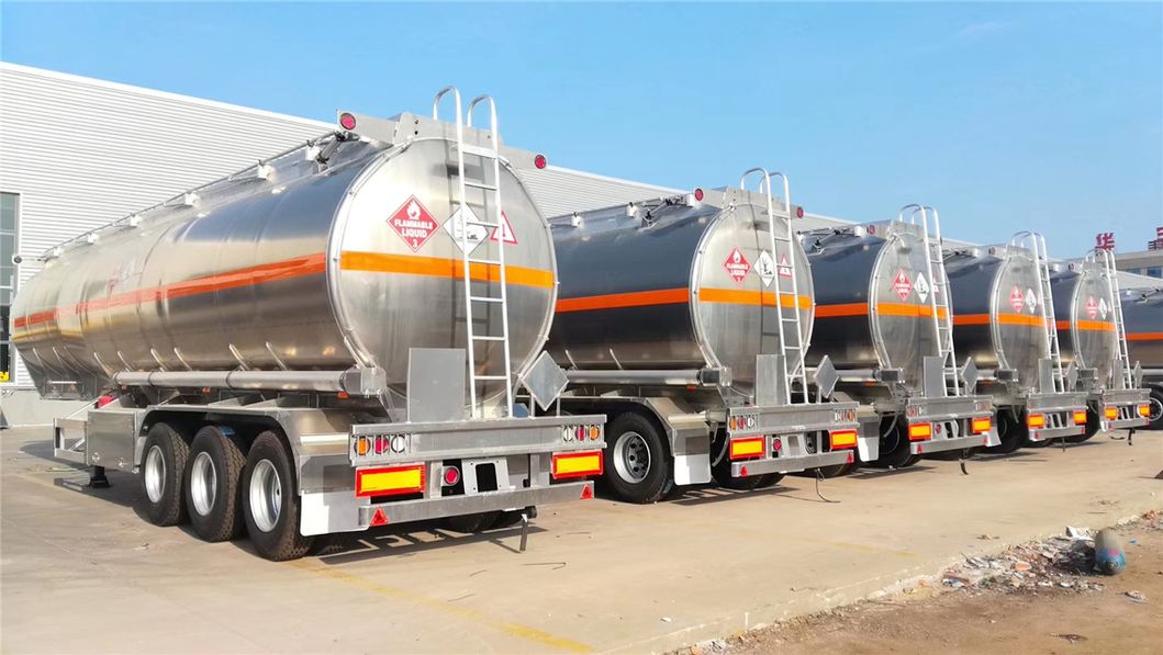 Hot Sale 40m3 Oil Tank Trailer 35000L-40000L Fuel Tank Truck Trailer Oil Tanker Trailers