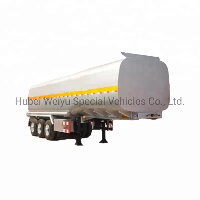 Hot Sale 50cbm 3-Axles/Tri-Axles Fuel Transport Tanker Truck 50000liters/50tons Diesel Gasoline Oil Tank Semi Trailer