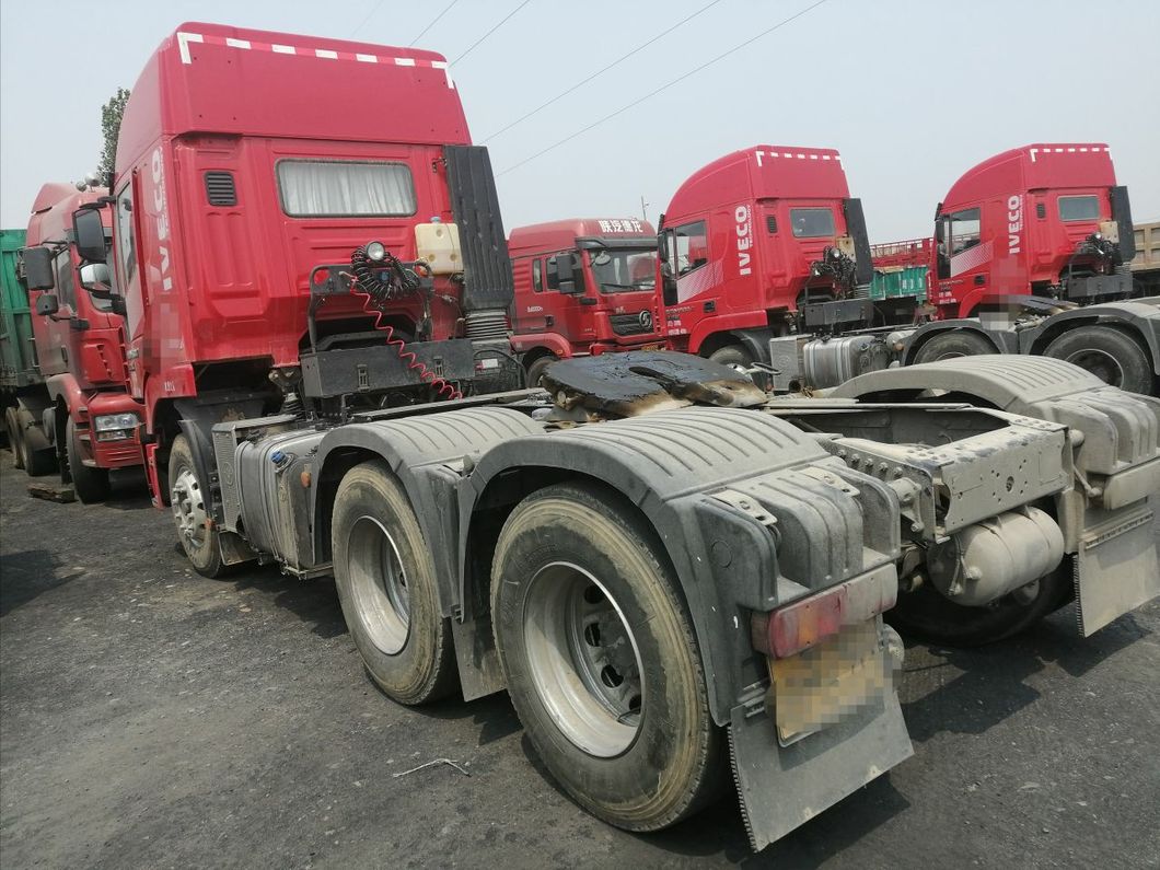 Hot Sale Used Saic Hongyan Van Trailer Head 6X4 Tractor Truck in Good Condition