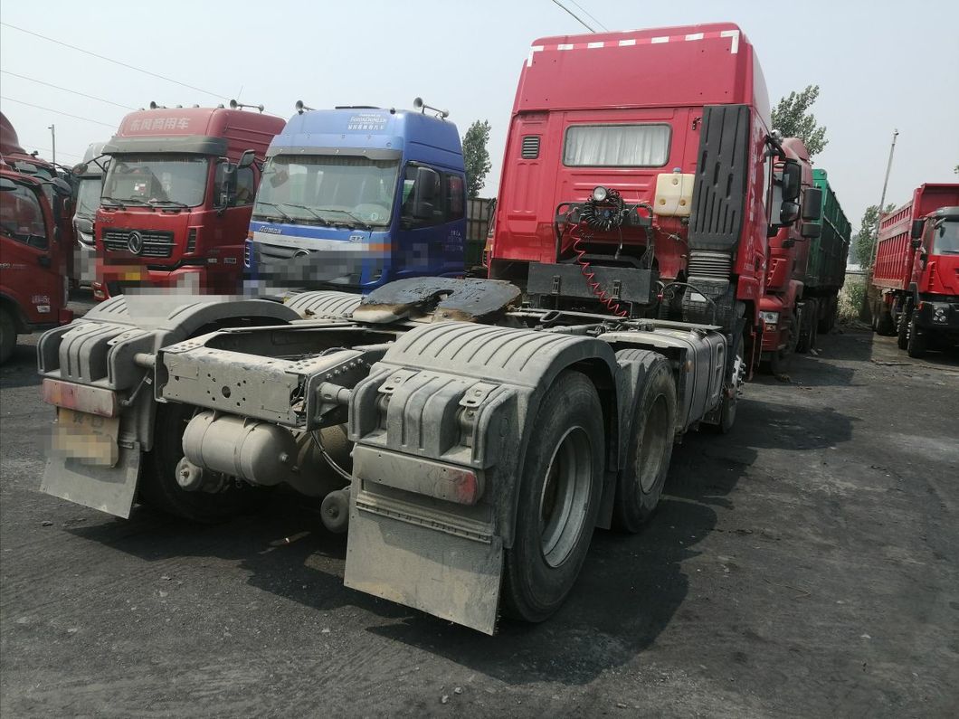 Hot Sale Used Saic Hongyan Van Trailer Head 6X4 Tractor Truck in Good Condition