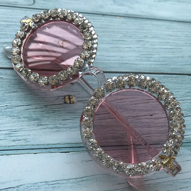 Hot Sales Men Metal Hippie Steampunk Round Sunglasses