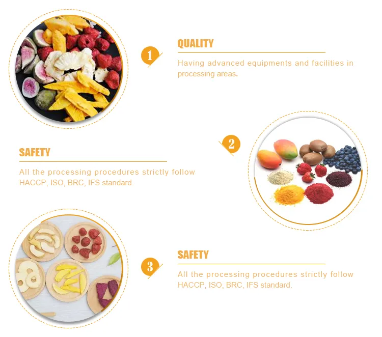 Hot Sell Vacuum Package Freeze Dried Strawberry Sliced