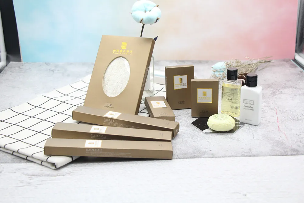 Hotel Amenities with Slippers