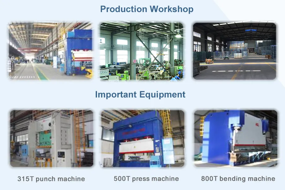 Huameilong Galvanized Stackable Warehouse Durable Metal Box for Rubber Storage