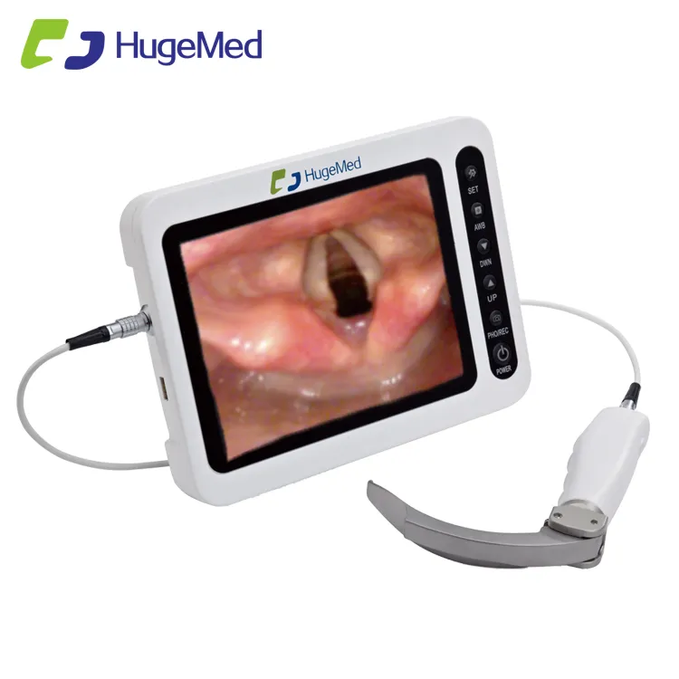 ICU Intubation Video Laryngoscope with 8-Inch Monitor