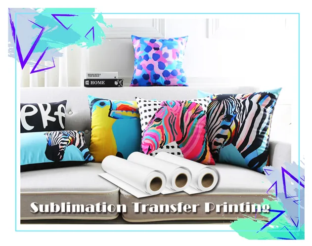 Industrial 90GSM Sublimation Transfer Paper Top Grade Roll for Plotters Printing