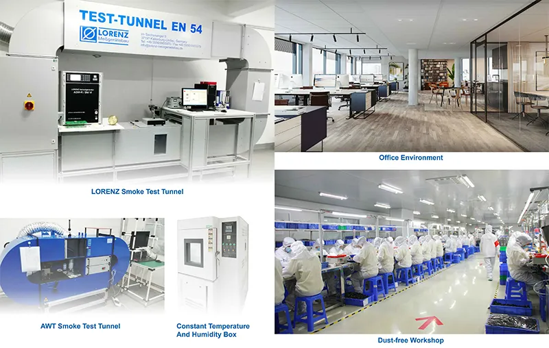 Jbe Competitive Detector Photoelectric Smoke Alarm with Big Test Button