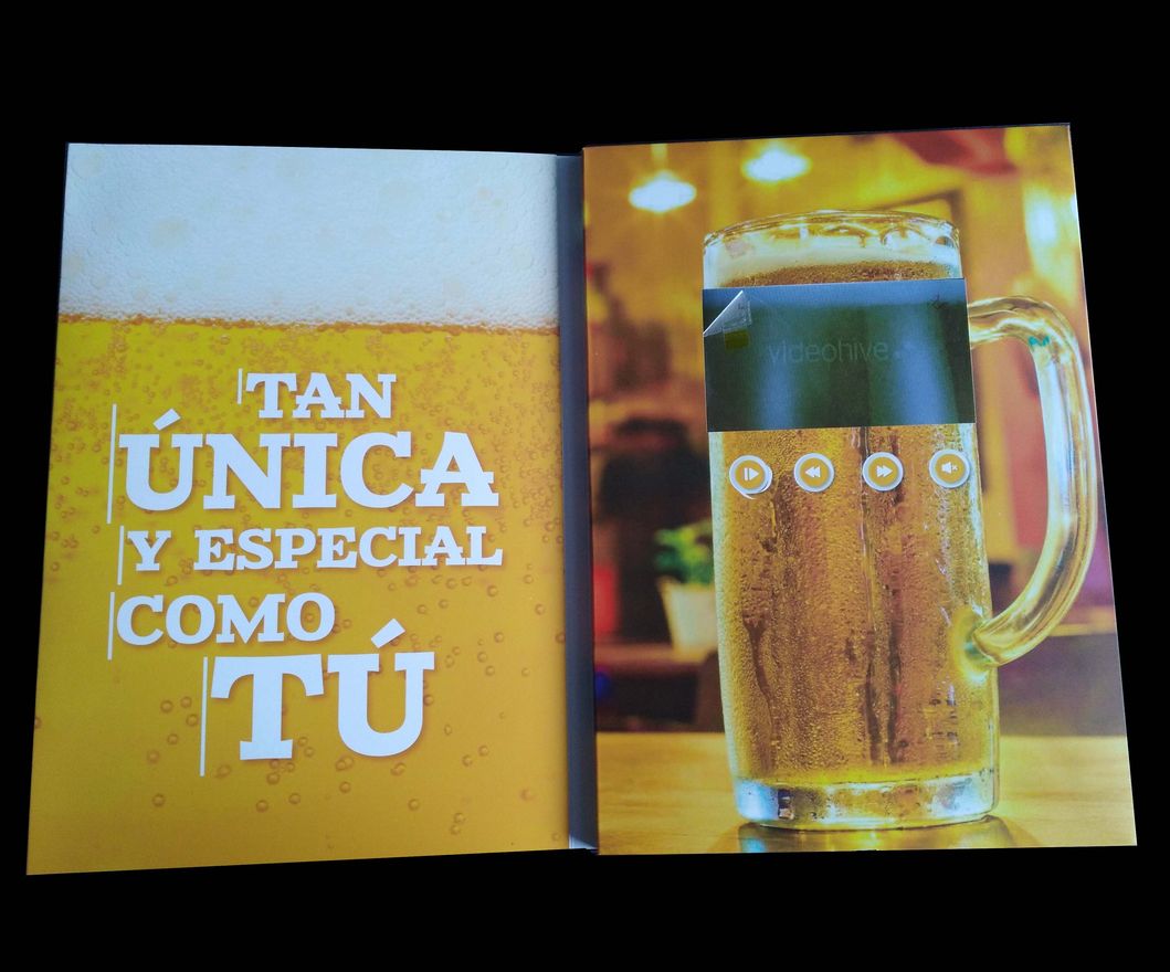 LCD Screen Video Flyer for Advertising